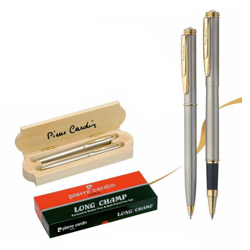 Pierre Cardin Long Champ Set of Roller Pen & Black ball Pen