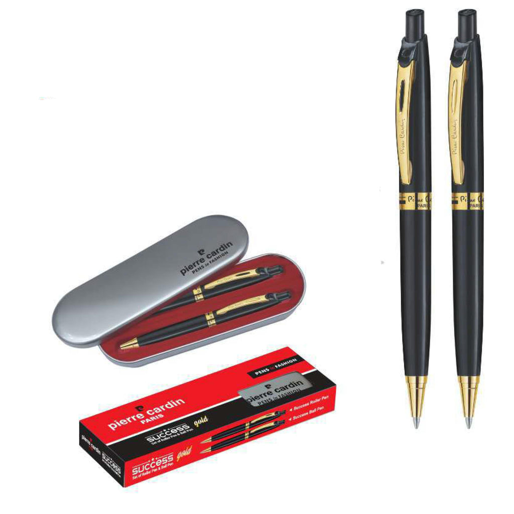 Pierre Cardin Success Gold Set of Roller Pen & Ball Pen