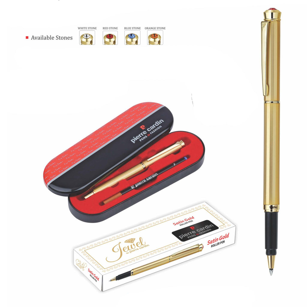 Pierre Cardin Satin Gold Roller Pen