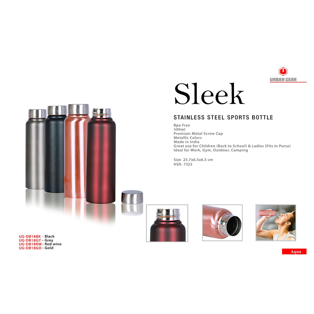 Sleek Stainless Steel - Bottle (500ML