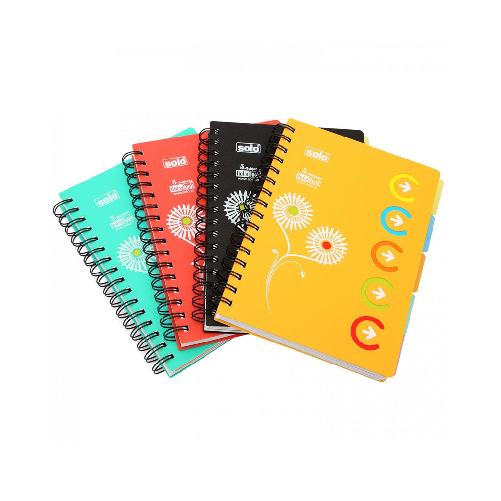 Solo 5-Subjects Notebook, Pack of 4 pcs (NA553)