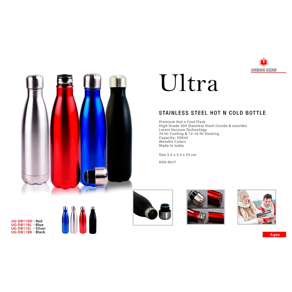 Ultra Stainless Steel Hot n Cold Bottle - 500ml